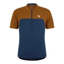 Koszulka Ziener Narius. Brązowe t-shirty sportowe męskie Ziener, m, z bawełny, bez ramiączek, rowerowe. Za 214.00 zł.