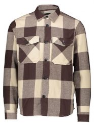 ONLY & SONS Koszula w kolorze brązowo-beżowym rozmiar: M. Brązowe koszule męskie Only & Sons, m, bez wzorów, z bawełny, bez kołnierzyka, bez ramiączek. Za 57.06 zł.