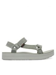 Teva Sandały Midform Universal Canvas 1127570 Zielony. Zielone sandały damskie Teva, bez wzorów, z materiału, bez obcasa, na płaskiej podeszwie. Za 349.99 zł.