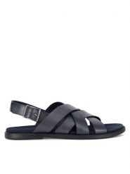 Gino Rossi Sandały MARCELLO-02 MB Granatowy. Niebieskie sandały męskie Gino Rossi, ze skóry, bez zapięcia. Za 173.99 zł.
