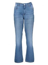 ONLY Dżinsy - Regular fit - w kolorze niebieskim rozmiar: 48/L30. Niebieskie jeansy damskie Only, z podwyższonym stanem. Za 109.78 zł.