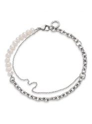 Paul Hewitt Bransoletka z perłami rozmiar: onesize. Białe bransoletki damskie paul hewitt, ze stali. Za 195.77 zł.