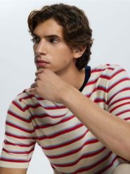 Sweter z wiskozy - wielobarwny. Swetry męskie Reserved, l, bez wzorów, z wiskozy, bez kołnierzyka. Za 79.99 zł.