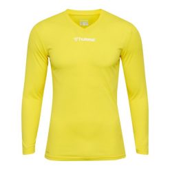 Koszulka z długim rękawem Hummel BL Essential. Czarne bluzki sportowe damskie HUMMEL, l, bez kołnierzyka, bez ramiączek. Za 153.50 zł.