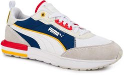 Męskie buty sportowe sneakersy lekkie PUMA R22 383462-12. Białe buty sportowe na co dzień męskie Puma, z materiału, bez zapięcia, trekkingowe. Za 219.00 zł.
