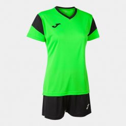 Zestaw piłkarski damski Joma Phoenix. Czarne spodnie dresowe damskie Joma, l, bez wzorów, z dresówki. W wyprzedaży za 130.65 zł.