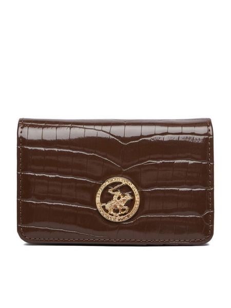 Beverly Hills Polo Club Portfel CWBEO-BHPC-W1-002-AW26 Brązowy. Brązowe portfele damskie Beverly Hills Polo Club, bez wzorów, ze skóry. Za 59.99 zł.