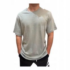 Koszulka sportowa męska Nike BV0507370. Szare t-shirty sportowe męskie Nike, l, z bawełny, bez ramiączek, na fitness i siłownię. Za 179.99 zł.