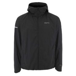 Kurtka wodoodporna Craft Subz Light. Czarne kurtki męskie Craft, m, bez wzorów, z poliesteru, z kapturem. Za 493.55 zł.