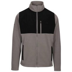Bluza Polarowa Męska Falkenham. Niebieskie bluzy z kapturem męskie Trespass, na zimę, l, z dzianiny. Za 186.99 zł.