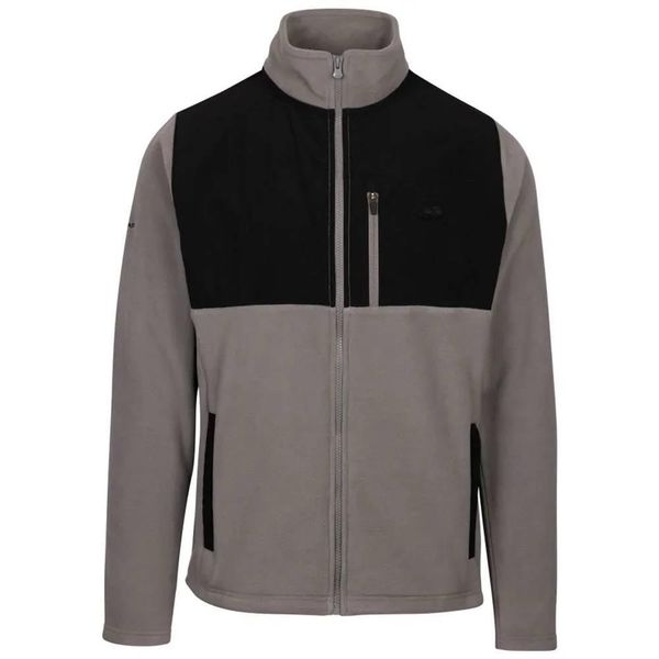Bluza Polarowa Męska Falkenham. Niebieskie bluzy z kapturem męskie Trespass, na zimę, l, z dzianiny. Za 186.99 zł.