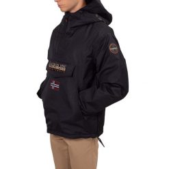 Kurtka przeciwdeszczowa męska Napapijri Rainforest Next. Czarne kurtki męskie Napapijri, m, bez wzorów, bez kaptura. Za 993.35 zł.
