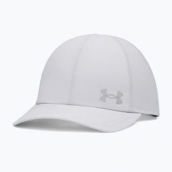 Czapka z daszkiem męska Under Armour Launch. Szare czapki męskie Under Armour, bez wzorów, sportowe. Za 109.99 zł.