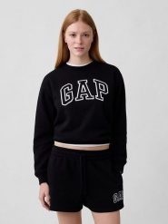 GAP Bluza w kolorze czarnym rozmiar: M. Czarne bluzy bez kaptura damskie GAP, m. Za 106.38 zł.
