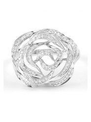 ATELIER DU DIAMANT Złoty pierścionek "Trisha" z diamentami rozmiar: 52. Szare pierścionki damskie ATELIER DU DIAMANT, z diamentem, złote. Za 2,675.99 zł.