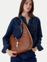 Guess Torebka Brooke HWBG98 97020 Brązowy. Brązowe torebki klasyczne damskie Guess, z aplikacjami, ze skóry, bez dodatków. Za 679.99 zł.