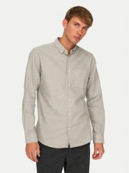 Only & Sons Koszula Alvaro 22006479 Beżowy Slim Fit. Brązowe koszule męskie Only & Sons, m, bez wzorów, z bawełny, bez kołnierzyka, bez ramiączek. Za 89.99 zł.