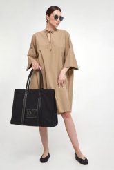 Sukienka mini Caro WEEKEND MAX MARA. Sukienki damskie Weekend Max Mara, bez wzorów, bez kołnierzyka, bez ramiączek, mini. W wyprzedaży za 1,244.25 zł.
