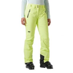 Spodnie narciarskie dla kobiet Helly Hansen Legendary. Zielone spodnie dresowe damskie Helly Hansen, na zimę, bez wzorów. W wyprzedaży za 779.00 zł.