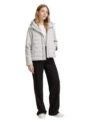 Tom Tailor Kurtka pikowana w kolorze szarym rozmiar: M. Szare kurtki damskie Tom Tailor, m, bez wzorów, bez kaptura. Za 271.03 zł.