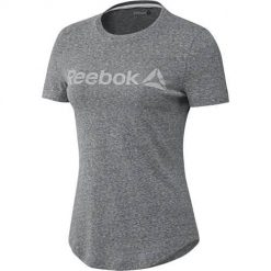 Koszulka sportowa damska Reebok EL Prime Group Tee. Szare bluzki sportowe damskie Reebok, bez wzorów, bez ramiączek. Za 109.00 zł.