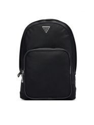 Guess Plecak HMMINY P6302 Czarny. Czarne plecaki męskie Guess, z aplikacjami, z materiału. Za 364.99 zł.