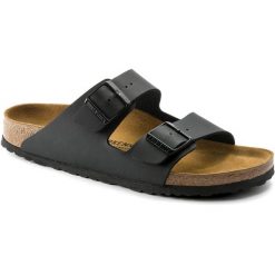 Klapki turystyczne uniseks Birkenstock Arizona 791. Czarne klapki i japonki męskie Birkenstock, z materiału. Za 399.92 zł.
