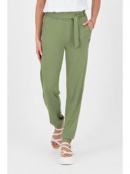 Alife and kickin Spodnie w kolorze zielonym rozmiar: XS. Zielone spodnie materiałowe damskie Alife and Kickin, bez wzorów, z materiału. Za 74.11 zł.