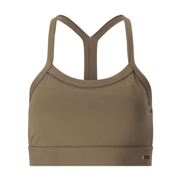 Biustonosz dla kobiet Athlecia Bloom V2. Brązowe biustonosze sportowe damskie Athlecia, bez wzorów. Za 153.00 zł.