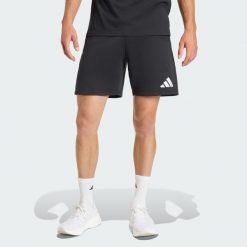Szorty Entrada26. Białe szorty męskie Adidas, z polaru, bez kołnierzyka. Za 149.00 zł.