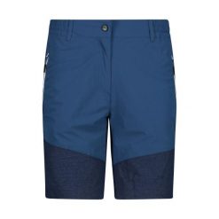 Damskie szorty bermudzkie CMP. Niebieskie szorty damskie CMP, bez wzorów, z materiału. Za 277.00 zł.