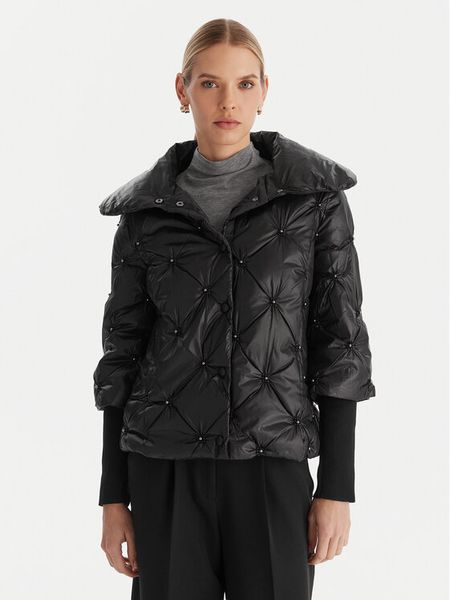 Joseph Ribkoff Kurtka przejściowa 253931 Czarny Regular Fit. Czarne kurtki damskie Joseph Ribkoff, xs, bez wzorów, z syntetyku, bez kaptura. Za 1,379.00 zł.