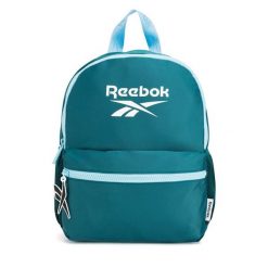 Plecak Reebok. Zielone plecaki damskie Reebok, bez wzorów, sportowe. Za 99.99 zł.