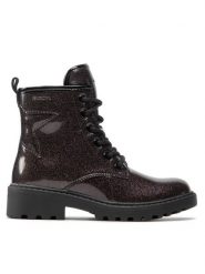 Geox Trapery J Casey G.G J9420G 000KC C1014 S Szary. Szare kozaki dziewczęce Geox, ze skóry. Za 349.99 zł.