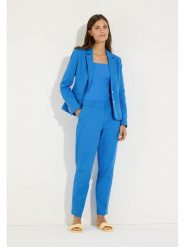 More & More Spodnie w kolorze niebieskim rozmiar: 46. Niebieskie spodnie materiałowe damskie MORE & MORE, bez wzorów, z materiału, z podwyższonym stanem. Za 229.95 zł.