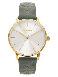 Tamaris Zegarek kwarcowy w kolorze złoto-szaro-białym rozmiar: onesize. Szare, analogowe zegarki damskie Tamaris, ze stali. Za 152.99 zł.