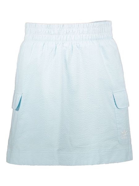 Adidas Spódnica w kolorze błękitnym rozmiar: 38. Niebieskie spódniczki damskie Adidas, bez wzorów, mini, rozkloszowane. Za 74.46 zł.
