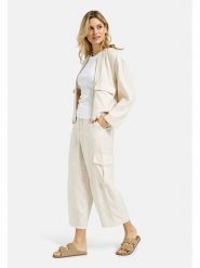 Milano Italy Kurtka przejściowa w kolorze kremowym rozmiar: 46. Brązowe kurtki damskie Milano Italy, bez wzorów, bez kaptura. Za 239.99 zł.