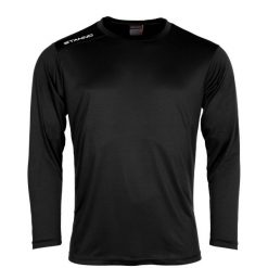 Koszulka z długim rękawem Stanno Field. Czarne bluzki sportowe damskie STANNO, m, z poliesteru, bez kołnierzyka, bez ramiączek. Za 115.50 zł.