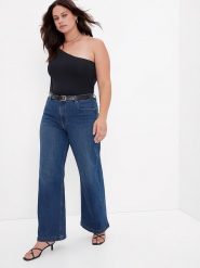 GAP Dżinsy - Comfort fit - w kolorze granatowym rozmiar: W32. Niebieskie jeansy damskie GAP, z podwyższonym stanem. Za 96.60 zł.