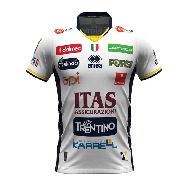 Koszulka domowa Trentino 2025/26. Niebieskie t-shirty damskie ERREA, bez wzorów, bez kołnierzyka. Za 299.50 zł.