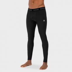 Legginsy termoaktywne do sportów zimowych męskie SIROKO Wolf. Czarne bielizna termoaktywna męska SIROKO, m, bez wzorów. Za 207.00 zł.