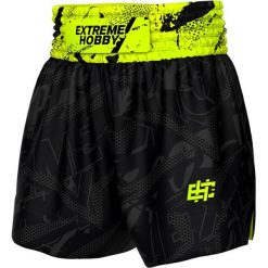 Spodenki Muay Thai męskie EXTREME HOBBY NEO. Zielone szorty męskie EXTREME HOBBY, z poliesteru, bez kołnierzyka. Za 209.00 zł.