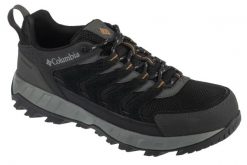 Buty trekkingowe męskie, Strata Trail Mid WP. Czarne buty trekkingowe męskie Columbia, z materiału, przed kostkę, bez zapięcia, trekkingowe. Za 319.99 zł.