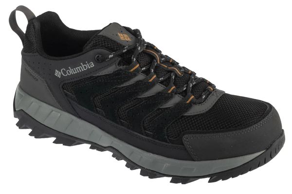 Buty trekkingowe męskie, Strata Trail Mid WP. Czarne buty trekkingowe męskie Columbia, z materiału, przed kostkę, bez zapięcia, trekkingowe. Za 319.99 zł.