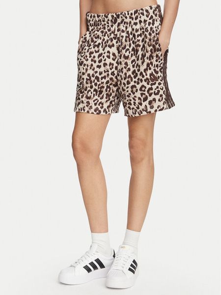 Adidas Szorty sportowe Seasonal Essentials Animal Print KH1551 Beżowy Regular Fit. Brązowe spodenki sportowe damskie Adidas, m, z syntetyku. Za 179.99 zł.