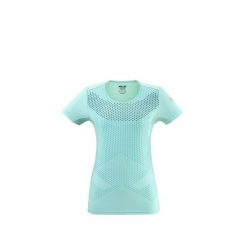 Koszulka do biegania damska MILLET W Intense Ts Ss niebieski. Zielone t-shirty damskie Millet, xs, bez wzorów, bez kołnierzyka. Za 174.00 zł.