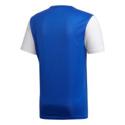 Koszulka piłkarska adidas Estro 19 JSY. Białe t-shirty sportowe męskie Adidas, m, z jersey, bez ramiączek, do piłki nożnej. Za 52.00 zł.