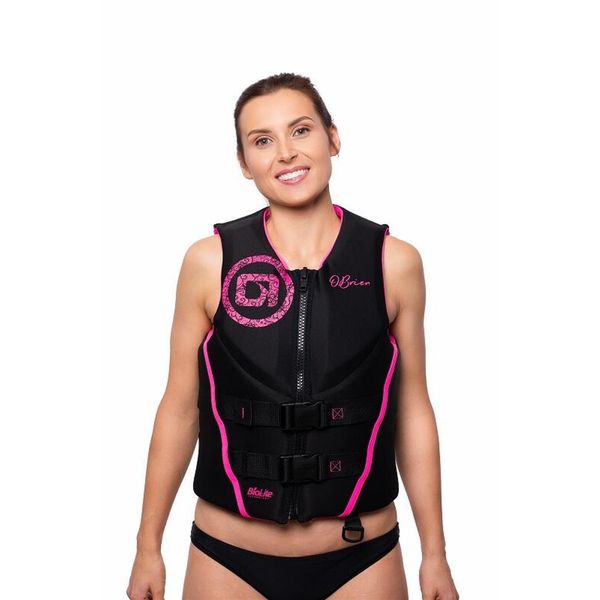 Kamizelka asekuracyjna żeglarska kajakowa damska Obrien pink 50 N. Czarne kamizelki damskie O'BRIEN, xs. Za 399.99 zł.