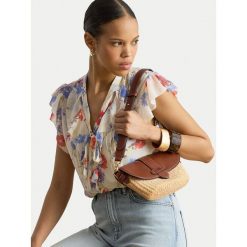 Torebka LAUREN RALPH LAUREN. Brązowe torebki klasyczne damskie Lauren Ralph Lauren, bez wzorów, bez dodatków. Za 1,699.00 zł.